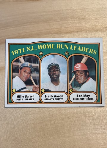 1972 topps league leaders - topps,